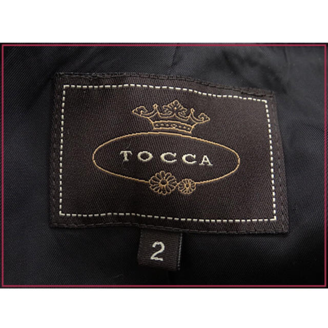 TOCCA(トッカ)の【美品】トッカ アルパカ混 レディース ジャケットM 黒系 レディースのジャケット/アウター(テーラードジャケット)の商品写真