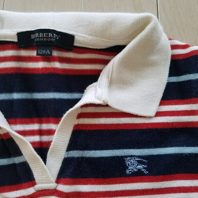 BURBERRY(バーバリー)のBURBERRY ポロシャツ キッズ/ベビー/マタニティのキッズ服男の子用(90cm~)(Tシャツ/カットソー)の商品写真