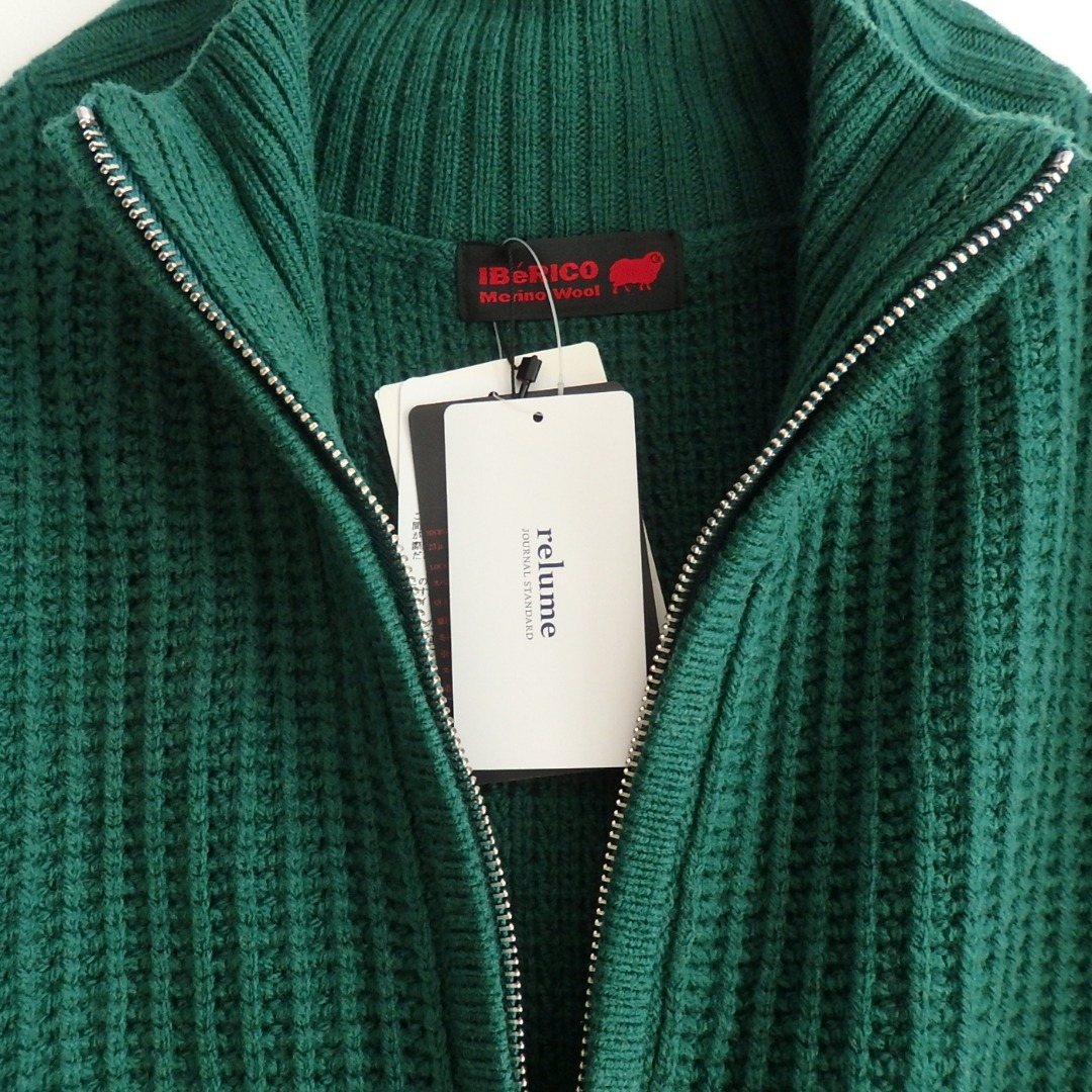 JOURNAL STANDARD relume(ジャーナルスタンダードレリューム)の【新品】定価13,200円　ジャーナル relume　フロントジップベスト　G メンズのトップス(ベスト)の商品写真