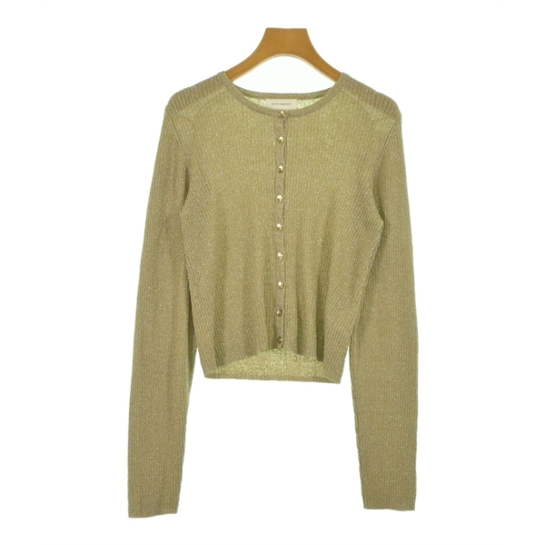 RIVE DROITE(リヴドロワ)のRIVE DROITE リヴドロワ カーディガン M ベージュ 【古着】【中古】【送料無料】 レディースのトップス(カーディガン)の商品写真