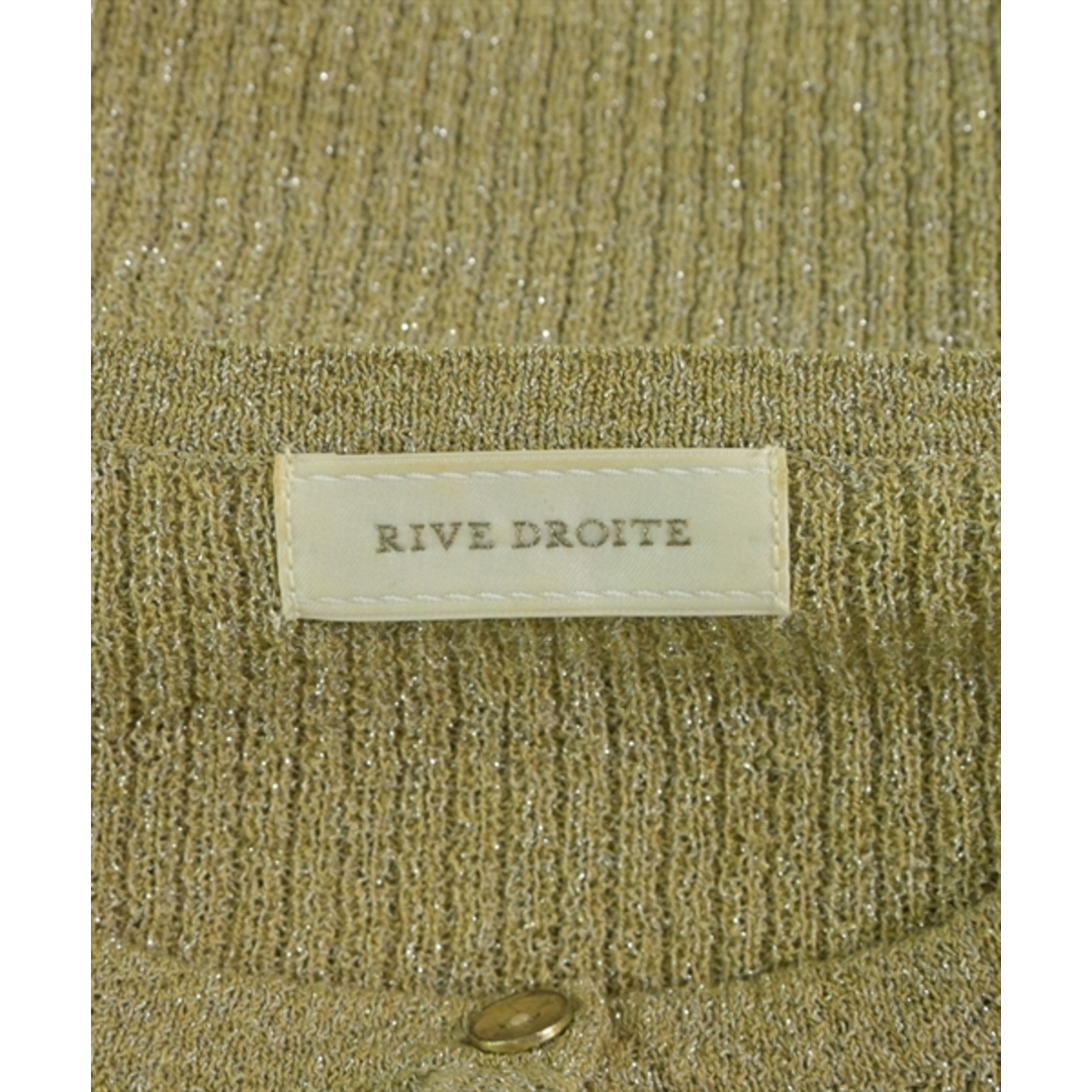 RIVE DROITE(リヴドロワ)のRIVE DROITE リヴドロワ カーディガン M ベージュ 【古着】【中古】【送料無料】 レディースのトップス(カーディガン)の商品写真