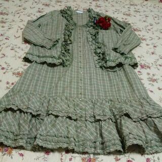 ピンクハウス(PINK HOUSE)のピンクハウス　ワンピースとオーバーブラウスのセット(ロングワンピース/マキシワンピース)