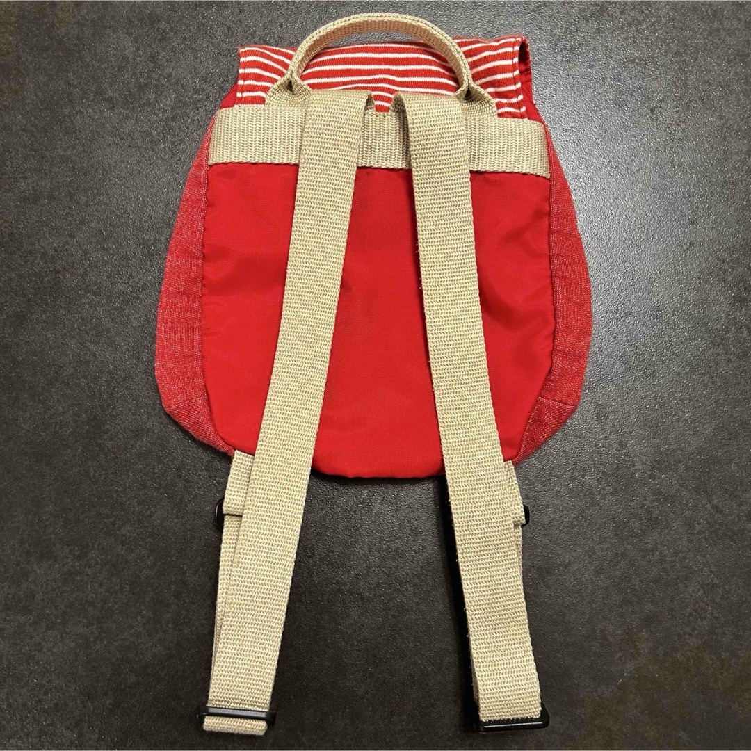 familiar(ファミリア)のファミリア リュック 赤 ファミちゃんリアちゃん キッズ/ベビー/マタニティのこども用バッグ(リュックサック)の商品写真