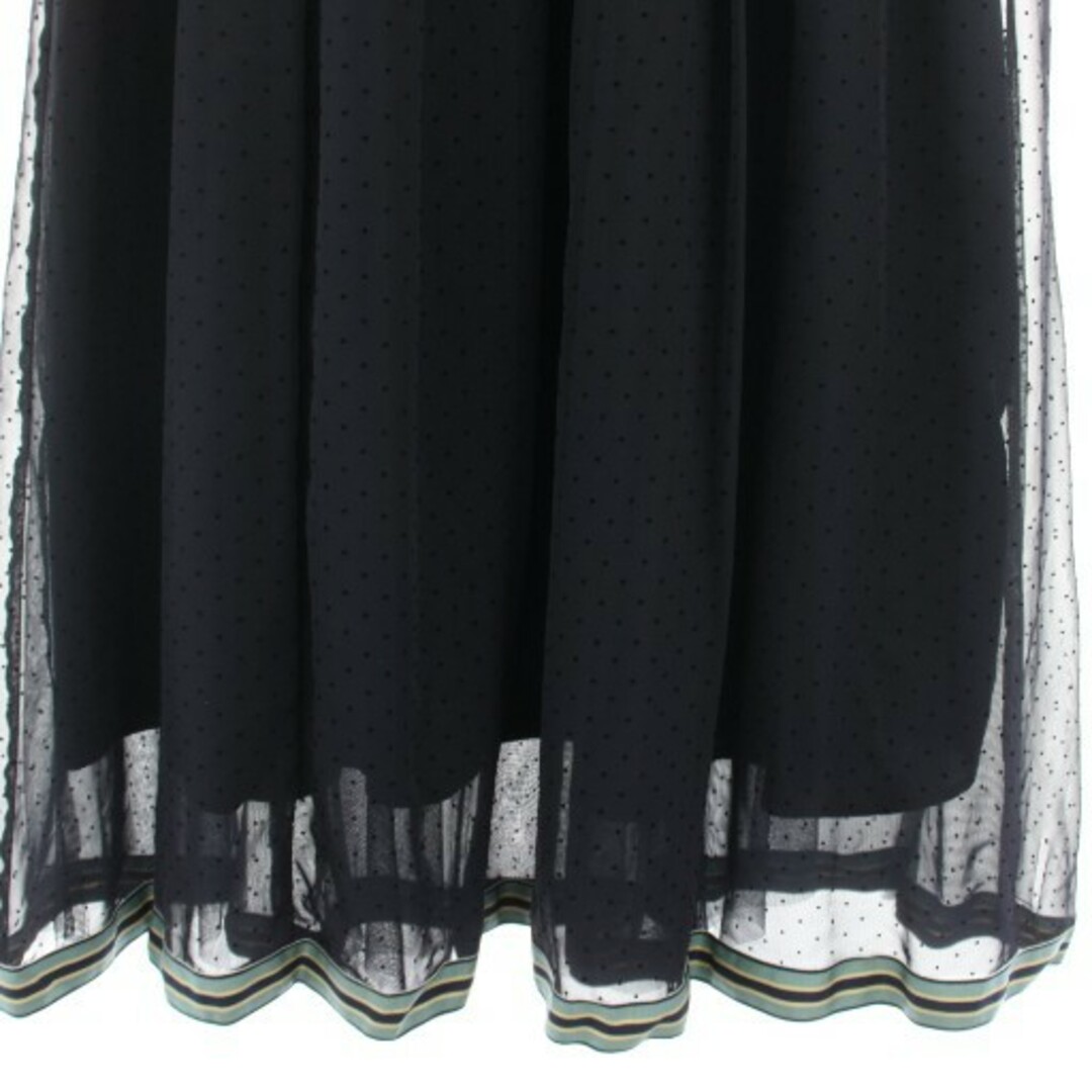 Mystrada(マイストラーダ)のマイストラーダ チュールスカート フレアスカート ミモレ ロング 水玉 ドット レディースのスカート(ロングスカート)の商品写真