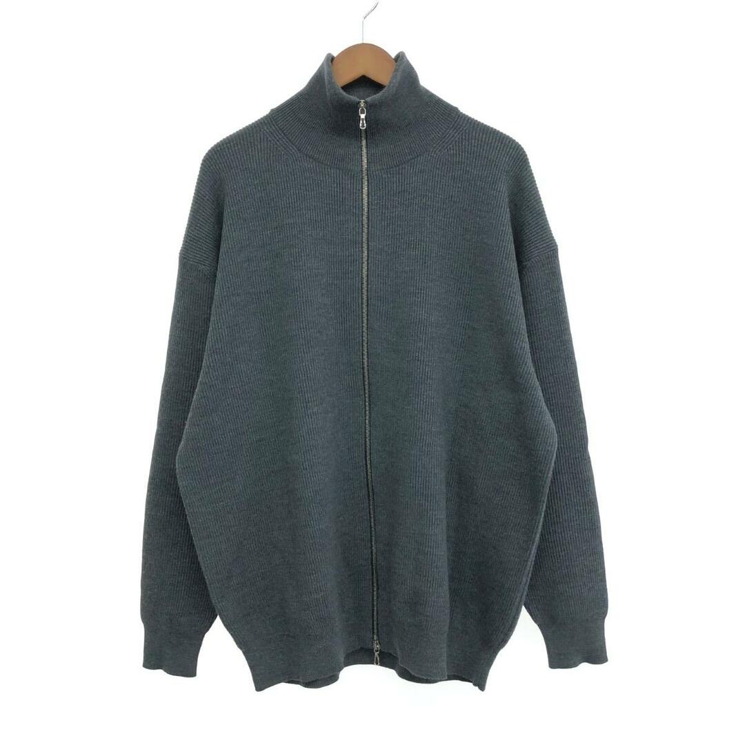 Graphpaper(グラフペーパー)のGraphpaper グラフペーパー グラフペーパー/ドライバーズニット サイズ:3 High Density Drivers Knit GU243-80094B   グレー メンズ / 240001165611 メンズのトップス(その他)の商品写真