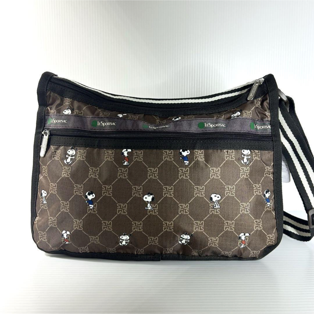 LeSportsac(レスポートサック)の新品☆レスポートサック スヌーピー ショルダーバッグ ポーチ レモノグラム レディースのバッグ(ショルダーバッグ)の商品写真