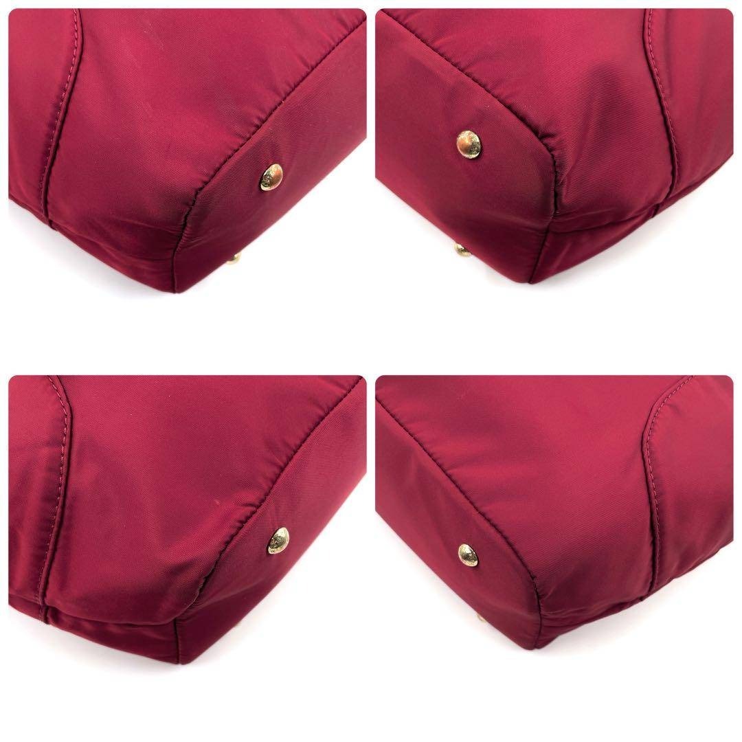 ANTEPRIMA(アンテプリマ)の美品 アンテプリマ 392 トートバッグ ナイロン レザー A4 ボルドー レディースのバッグ(トートバッグ)の商品写真