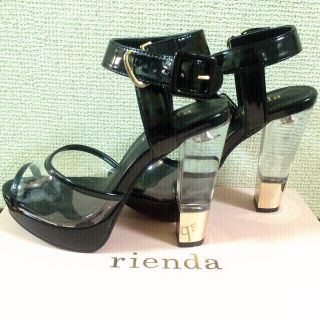 リエンダ(rienda)の新品★rienda クリアカラーサンダル(サンダル)