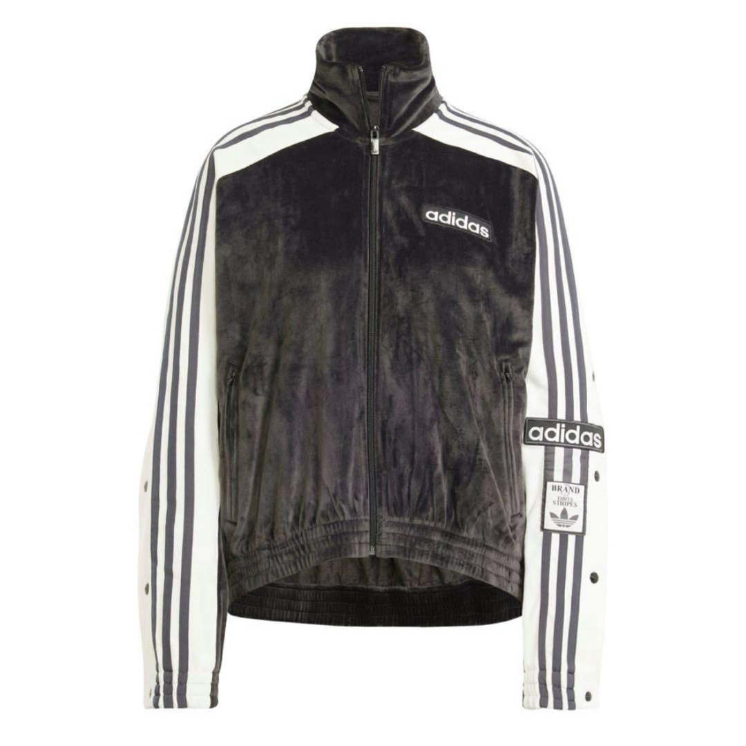 adidas Originals(アディダスオリジナルス)のadidas W ADIBREAK VELOUR TT TP 黒 L レディースのレディース その他(セット/コーデ)の商品写真