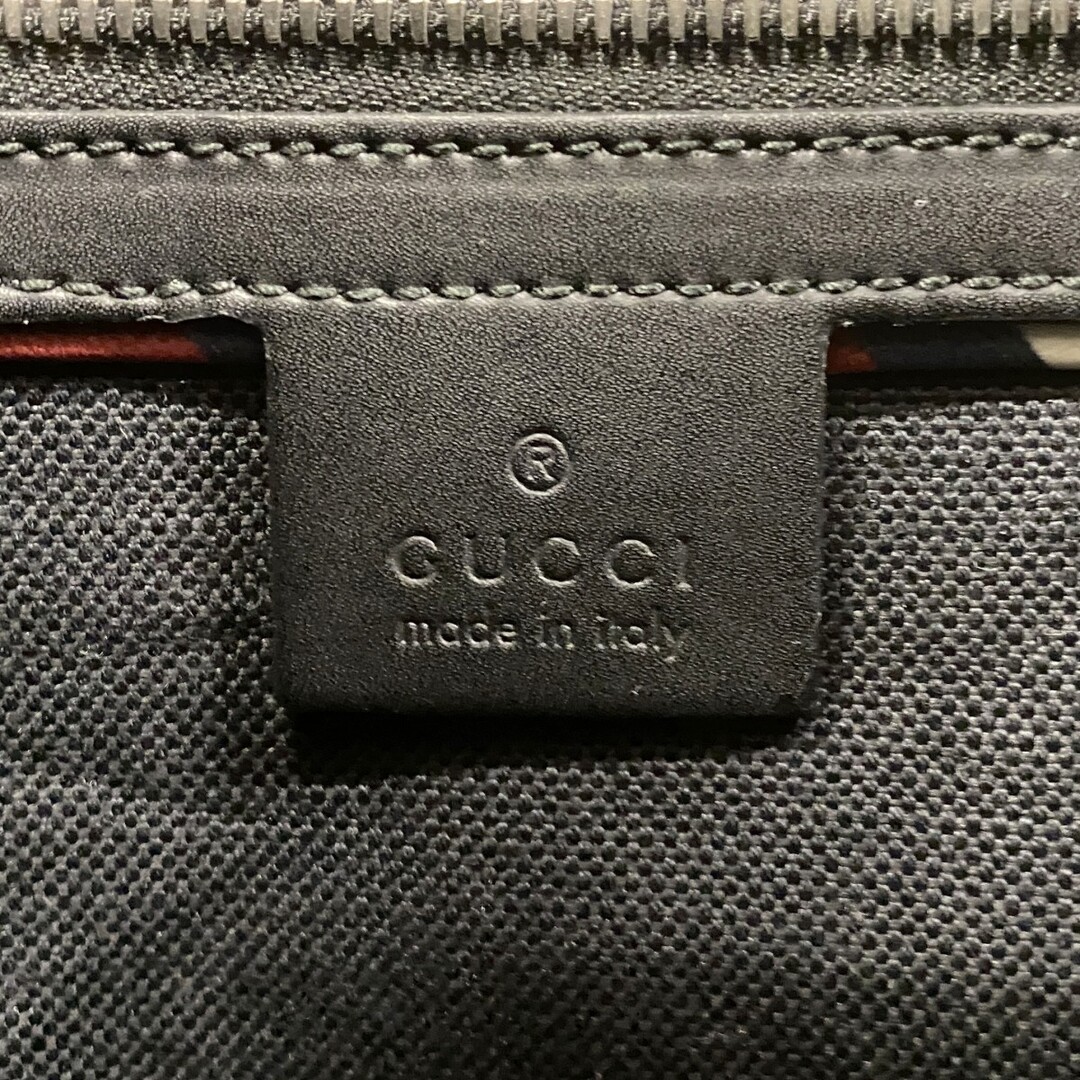 GUCCI(グッチ)の★SALE【5mc3163】グッチ ショルダーバッグ GGスプリーム 474137 PVC ブラック シルバー金具【中古】メンズ メンズのバッグ(ショルダーバッグ)の商品写真