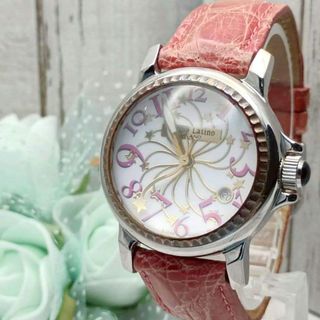 レア✨ リトモラティーノ 腕時計 ムーンフェイズ ドームガラス 美品 レッド レア✨ リトモラティーノ 腕時計 ムーンフェイズ ドームガラス