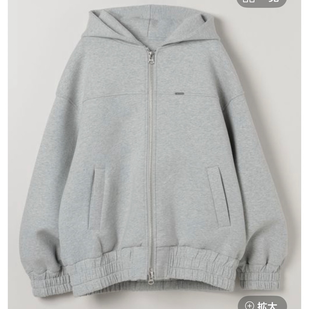 JEANASIS(ジーナシス)のダンボールBIGフードブルゾン ジーナシス 新品未使用 今季新作 レディースのジャケット/アウター(ブルゾン)の商品写真