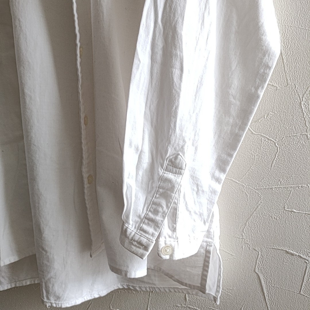 earth music & ecology(アースミュージックアンドエコロジー)のearth music ecology 七分袖 白シャツ レディースのトップス(シャツ/ブラウス(長袖/七分))の商品写真