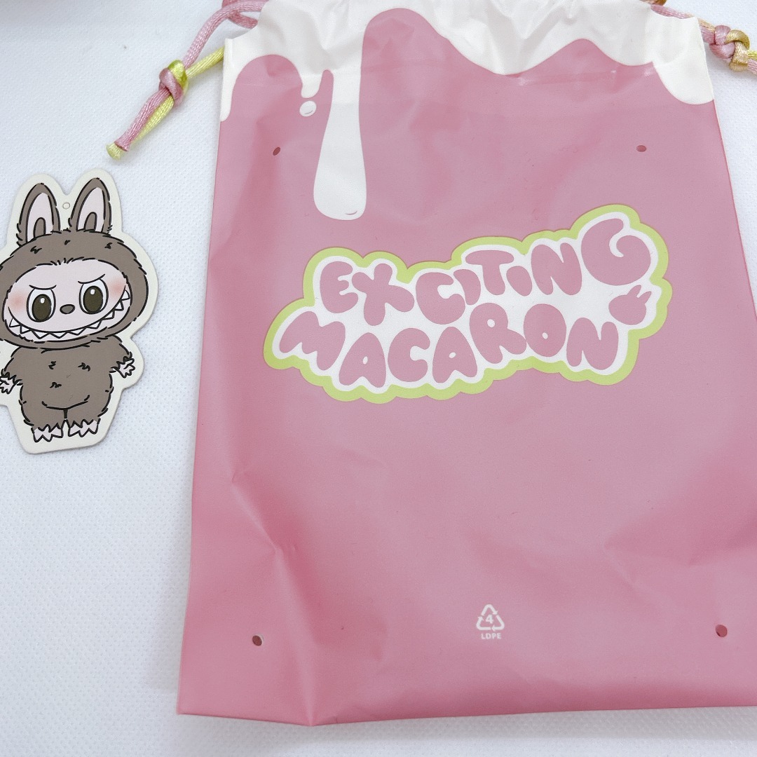 新品 ラブブ マカロン セサミ ビーン ぬいぐるみ 公式購入品 エンタメ/ホビーのおもちゃ/ぬいぐるみ(ぬいぐるみ)の商品写真