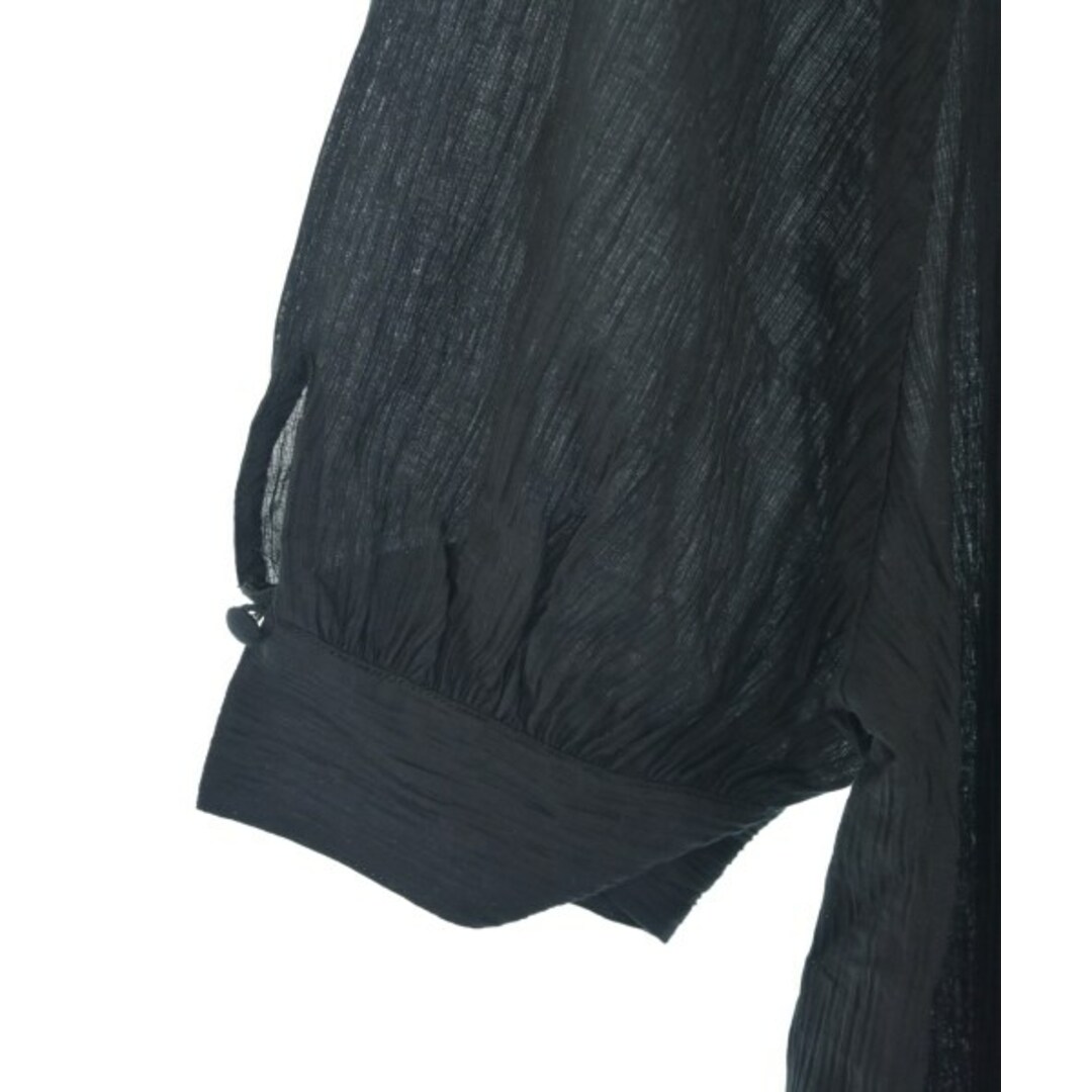 NOLLEY'S sophi(ノーリーズソフィー)のNolley's Sophi ノーリーズソフィー ブラウス M 黒 【古着】【中古】【送料無料】 レディースのトップス(シャツ/ブラウス(長袖/七分))の商品写真