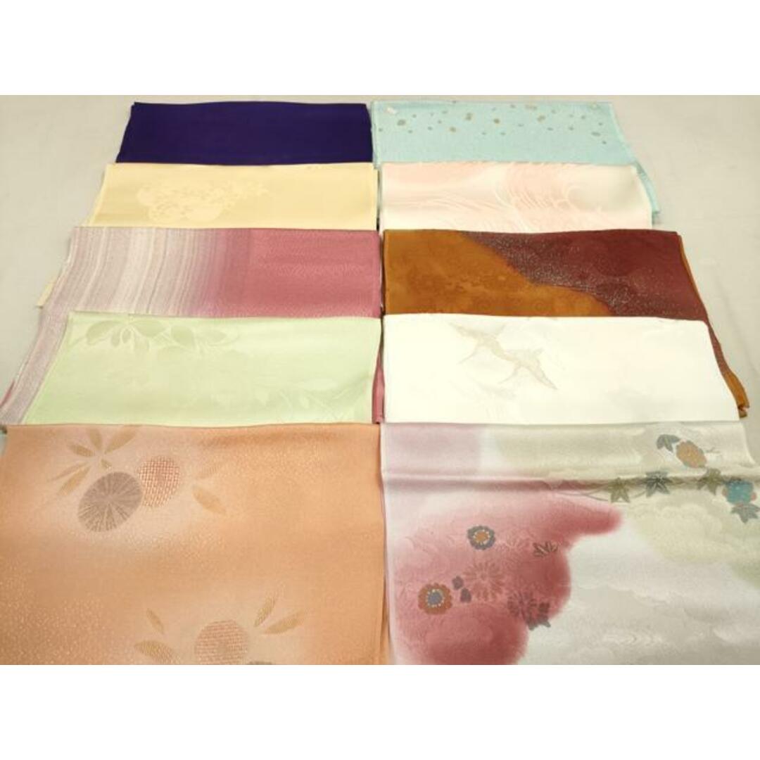 平和屋着物★和装小物 帯揚げ10枚セット 正絹 逸品 DAAX2102xg レディースの水着/浴衣(和装小物)の商品写真