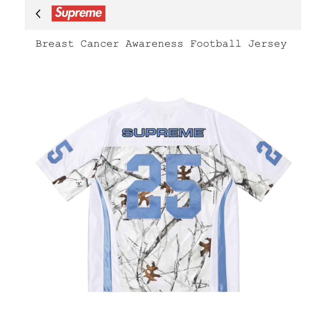 Supreme(シュプリーム)のSupreme Breast Cancer Awareness Jersey M メンズのトップス(Tシャツ/カットソー(半袖/袖なし))の商品写真