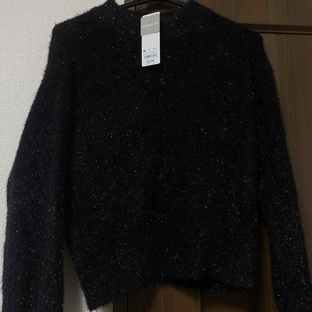 GU(ジーユー)の新品タグ付き❁GU シャイニークルーネックセーター 完売品 レディースのトップス(ニット/セーター)の商品写真