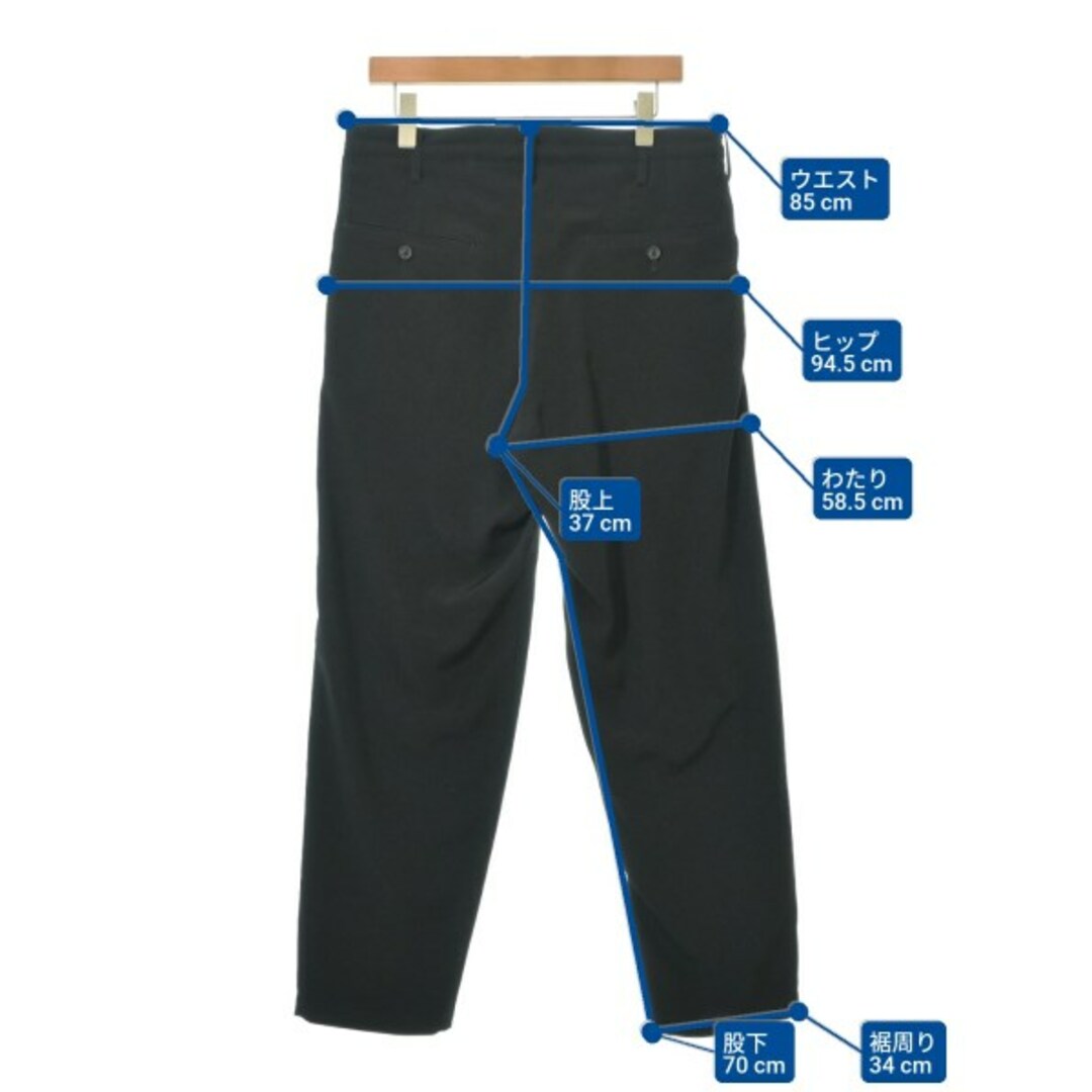 Yohji Yamamoto POUR HOMME(ヨウジヤマモトプールオム)のyohji yamamoto POUR HOMME パンツ（その他） S 黒 【古着】【中古】【送料無料】 メンズのパンツ(その他)の商品写真