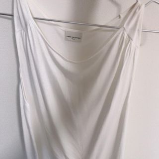 ドリスヴァンノッテン(DRIES VAN NOTEN)の値下げ ドリスヴァンノッテン ノースリーブ ホワイト(Tシャツ(半袖/袖なし))