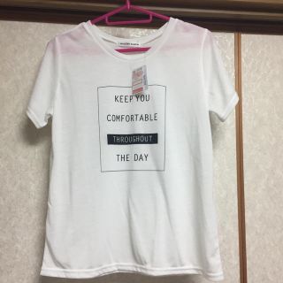 シマムラ(しまむら)のシンプルロゴtee☀︎新品タグ付きTシャツ(Tシャツ(半袖/袖なし))