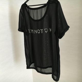 ムルーア(MURUA)のムルーア シフォン シースルー Tシャツ(Tシャツ(半袖/袖なし))