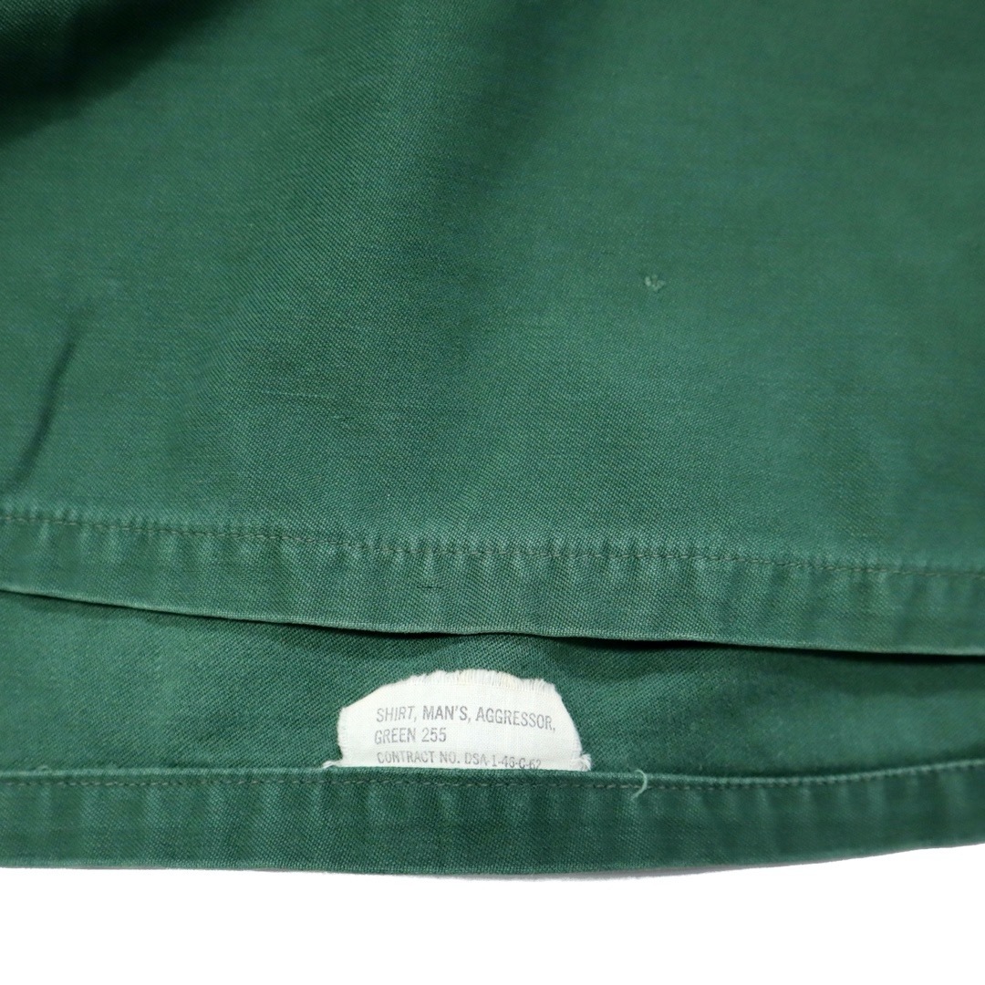 MILITARY(ミリタリー)の60s US ARMY 米軍 AGGRESSOR アグレッサーシャツ ミリタリー メンズのトップス(シャツ)の商品写真