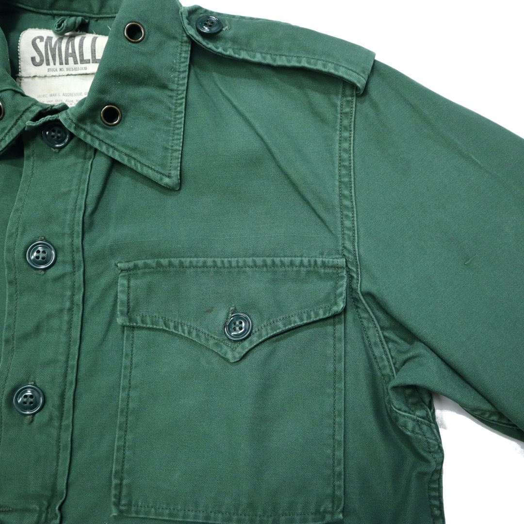 MILITARY(ミリタリー)の60s US ARMY 米軍 AGGRESSOR アグレッサーシャツ ミリタリー メンズのトップス(シャツ)の商品写真