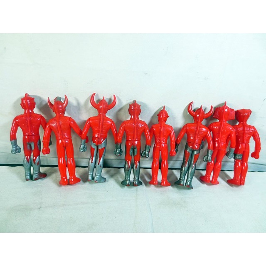 美品 ポピー ウルトラマン キングシリーズ 足形 ソフビ エース タロウ セブン 父 母 アストラ セット エンタメ/ホビーのフィギュア(特撮)の商品写真