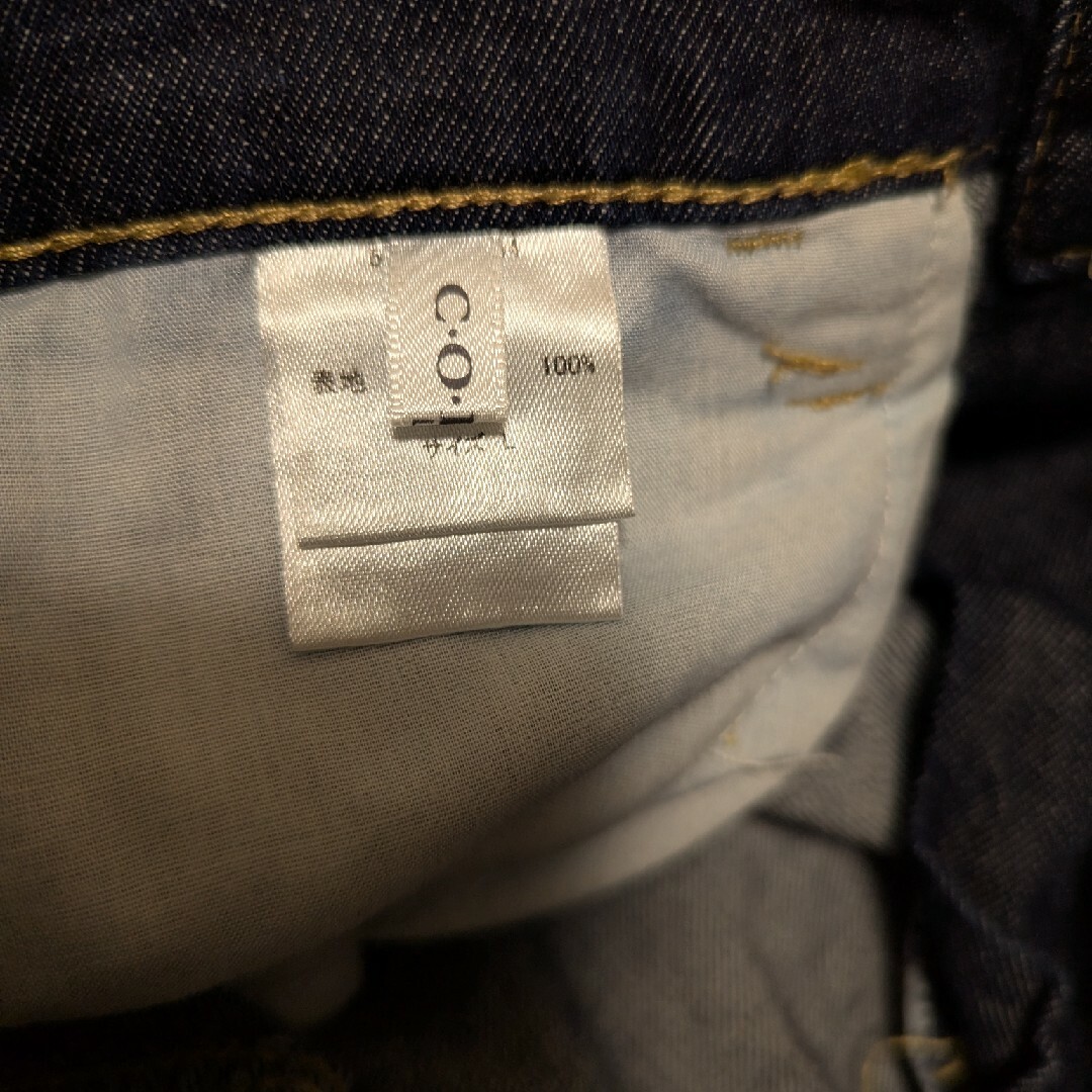 COLZA(コルザ)のCOLZA ダメージカットアウトストレートデニムパンツ レディースのパンツ(デニム/ジーンズ)の商品写真