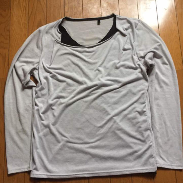 メンズ シャツ 長袖 2重 チェスト88から96㎝ メンズのトップス(Tシャツ/カットソー(七分/長袖))の商品写真