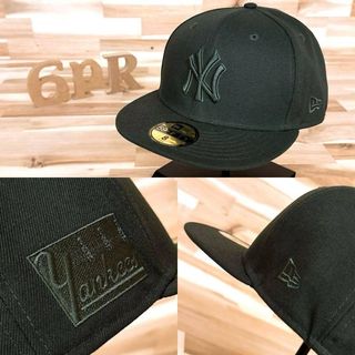 ニューエラ(NEW ERA)のレア/廃番【ニューエラ×ヤンキース】カーキ ワントーン キャップ オリーブ 緑(キャップ)