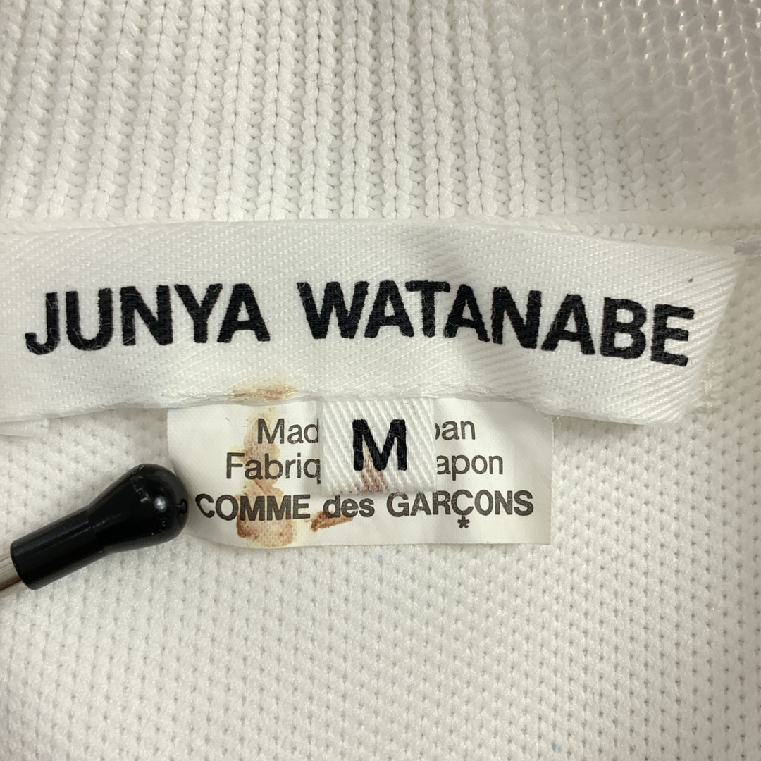 JUNYA WATANABE(ジュンヤワタナベ)のJUNYA WATANABE / ジュンヤワタナベ | 2024SS | ダメージ加工 メッシュ Tシャツ | M | ホワイト | レディース レディースのトップス(Tシャツ(半袖/袖なし))の商品写真