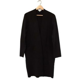 プラステ(PLST)のPLS+T(PLST)(プラステ) コート サイズM レディース美品  - 黒 長袖/ニット/春/秋(その他)