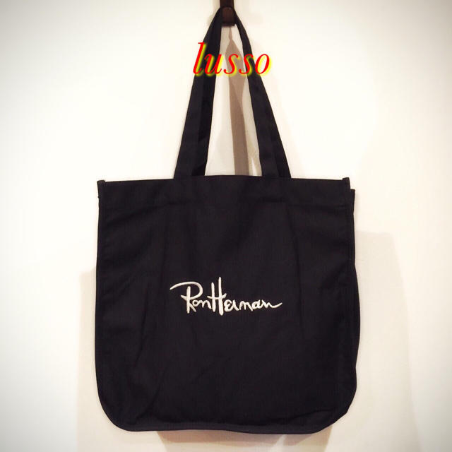 Ron Herman(ロンハーマン)のSALE♡RonHerman 黒 トートバッグ ロンハーマン wtw ベイフロー レディースのバッグ(トートバッグ)の商品写真