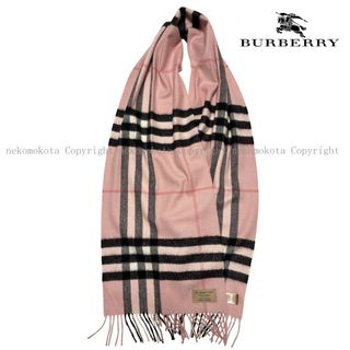 バーバリー 大判ストール ピンク BURBERRY（マフラー/ショール ・ ピンク/桃色系）のフリマアイテム一覧