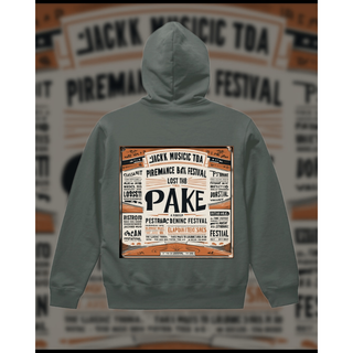 スウェット プルオーバー XL ミックスグレー ロックフェスティバル プリント(スウェット)