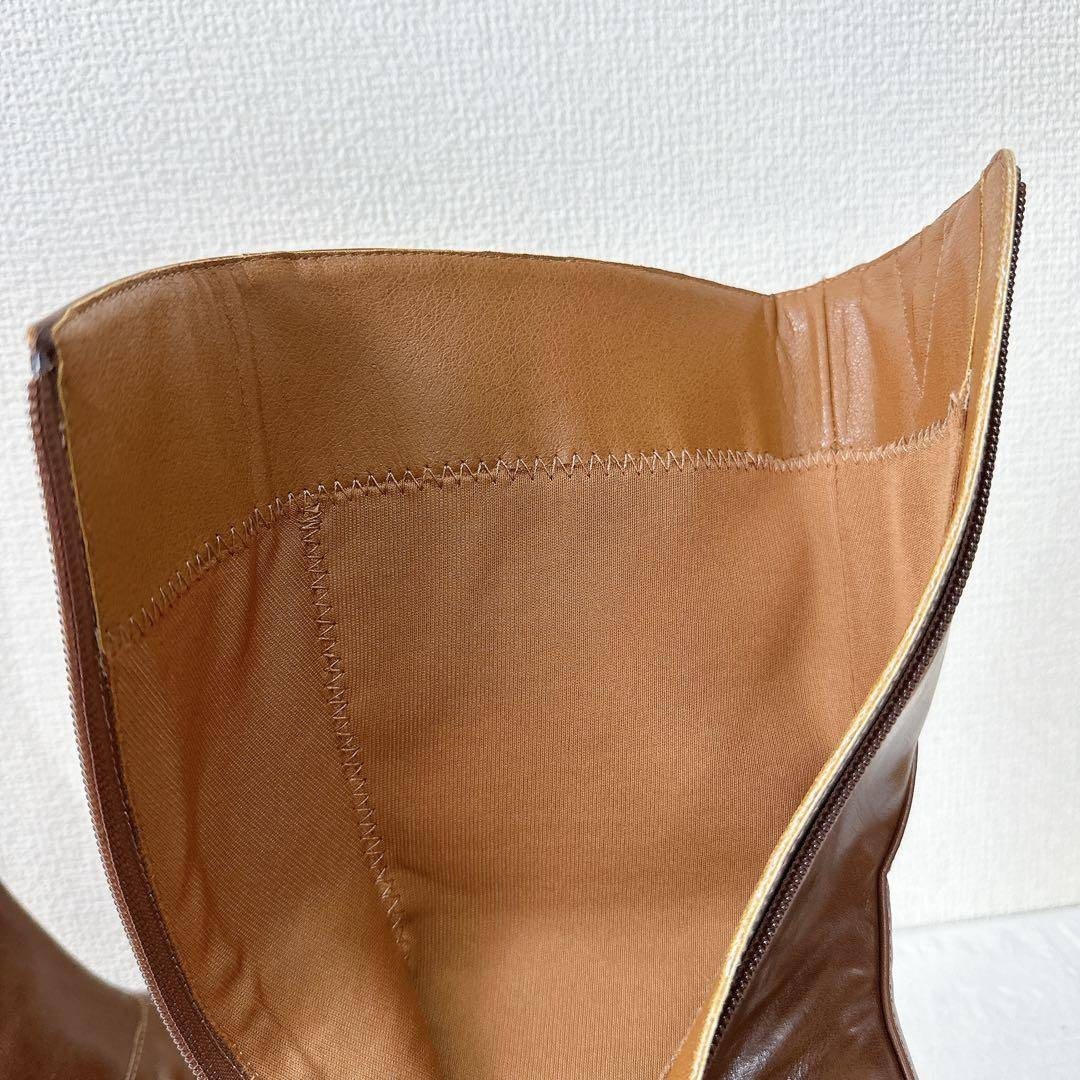 moussy(マウジー)のmoussy MIDDLE LENGTH ブーツ ブラウン S ミドル丈 レディースの靴/シューズ(ブーツ)の商品写真