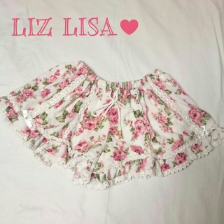 リズリサ(LIZ LISA)の新品♥リズリサ♥ふわふわ花柄スカパン♥(キュロット)