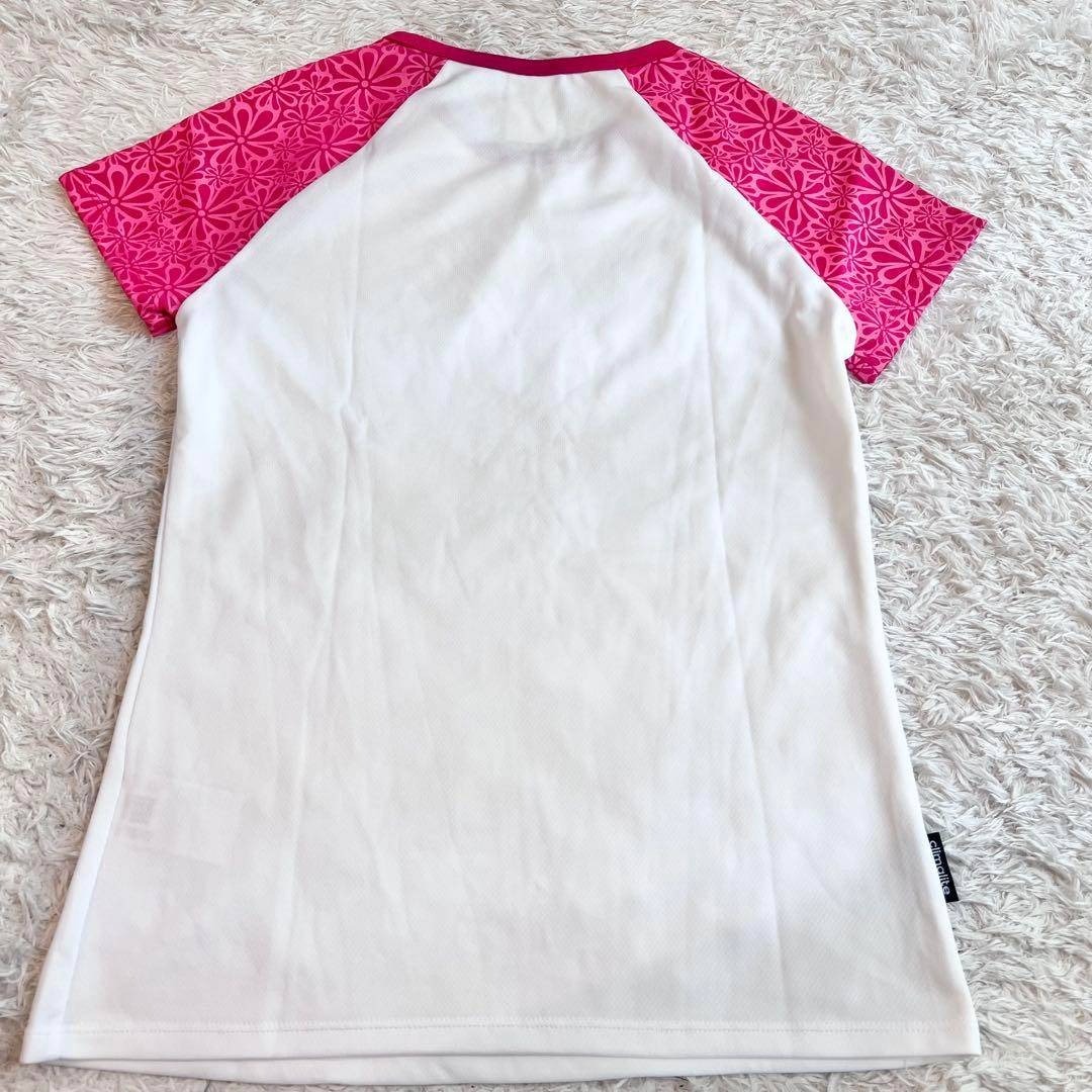 adidas(アディダス)のadidas アディダス 花柄 ロゴ トレーニング カットソー M スポーツ/アウトドアのスポーツ/アウトドア その他(その他)の商品写真