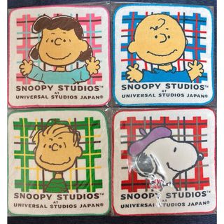 【ノベルティ】SNOOPY ハンドタオル4枚セット
