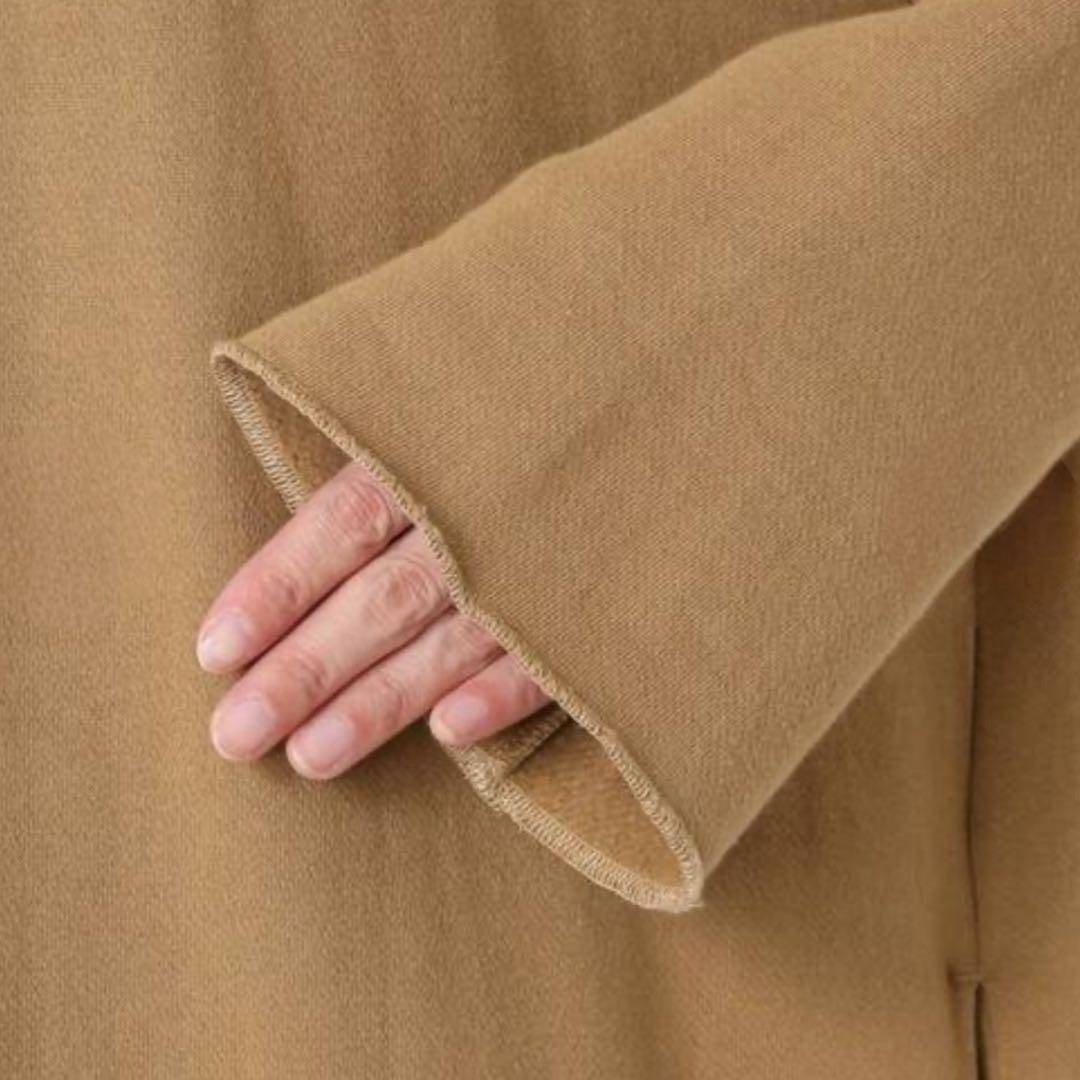 Deuxieme Classe アメリカーナ サイドジップスウェット レディースのワンピース(ロングワンピース/マキシワンピース)の商品写真