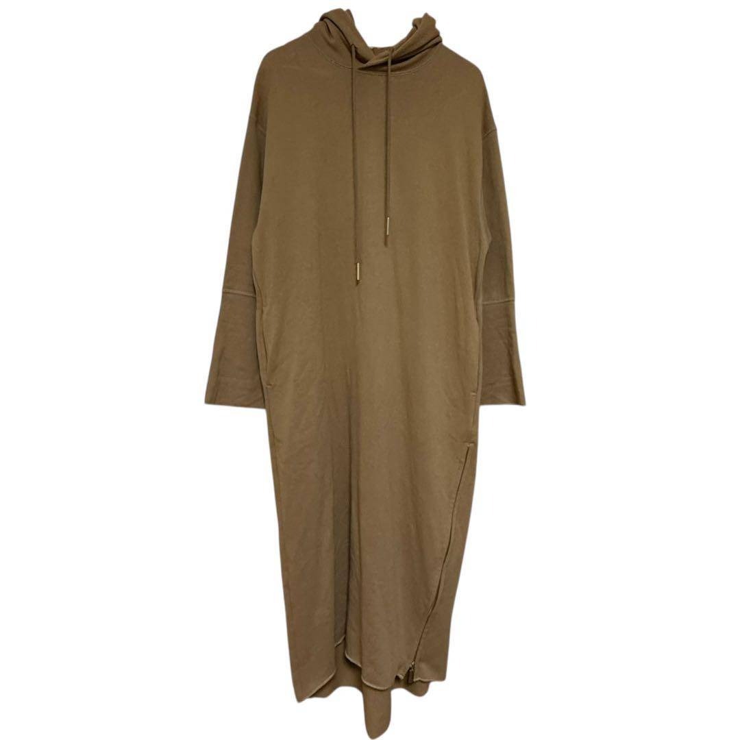 Deuxieme Classe アメリカーナ サイドジップスウェット レディースのワンピース(ロングワンピース/マキシワンピース)の商品写真