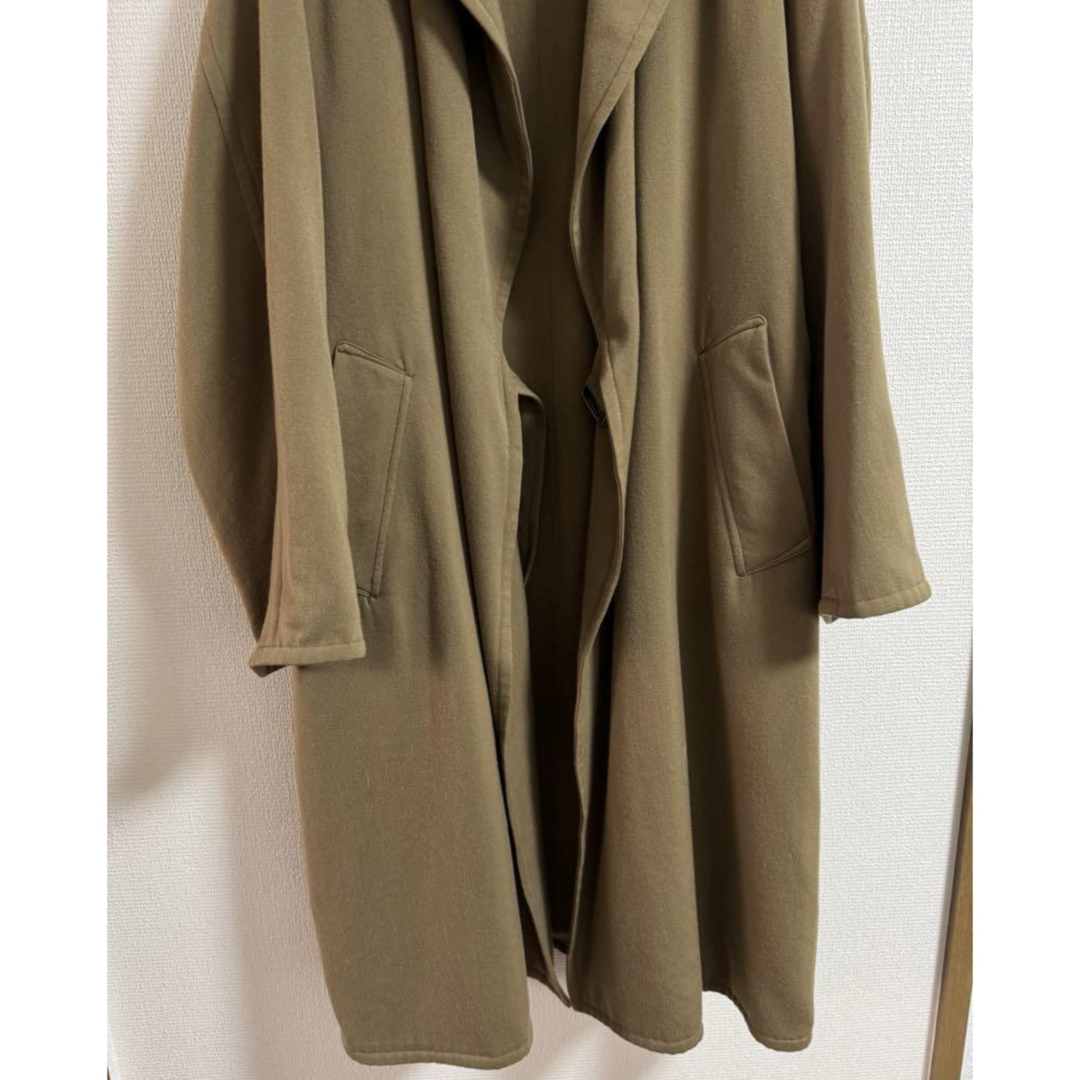 COMOLI(コモリ)のcomoli ウール中綿タイロッケンコート(17aw) サイズ2 メンズのジャケット/アウター(トレンチコート)の商品写真