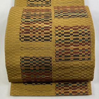 【美品】 袋帯 名品 六通 正絹 【中古】