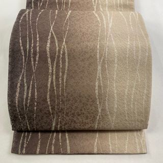 【美品】 袋帯 名品 全通 正絹 【中古】