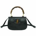 本物 グッチ GUCCI バンブー 2WAY ショルダーバッグ ハンドバッグ ポ