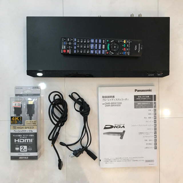 Panasonic DIGA ブルーレイレコーダー HDD搭載 1TB Panasonic DIGA ブルーレイレコーダー HDD搭載 1TB