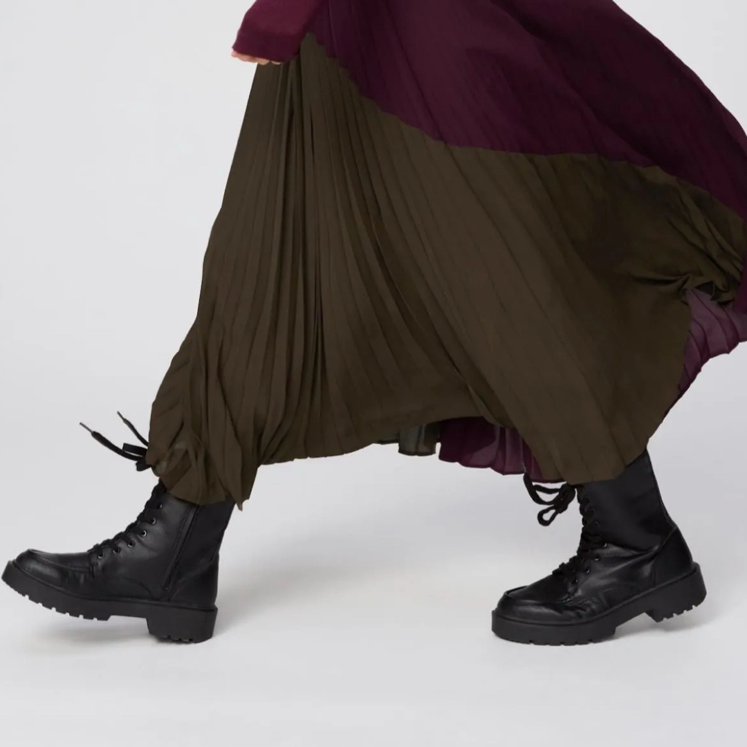 UNIQLO(ユニクロ)のユニクロ レースアップ ショートブーツ 25cm レディースの靴/シューズ(ブーツ)の商品写真