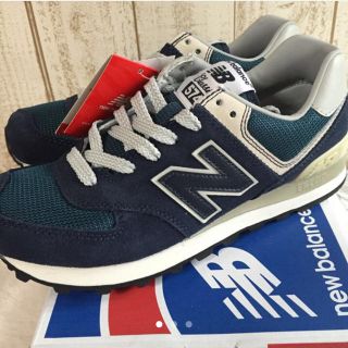 ニューバランス(New Balance)の新品！ニューバランスML574 VN 23cm ネイビー(スニーカー)